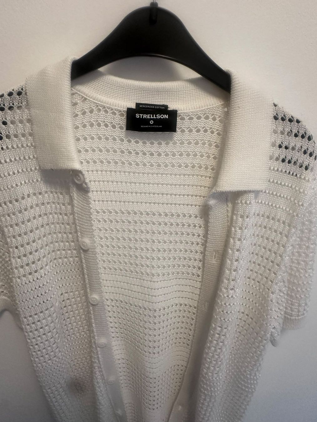 Strellson Camicie: Strellson Polohemd weiss NP: 129.- Gr. M – Nuovo (secondo la descrizione) da Basel venduto da san_2jbt 1