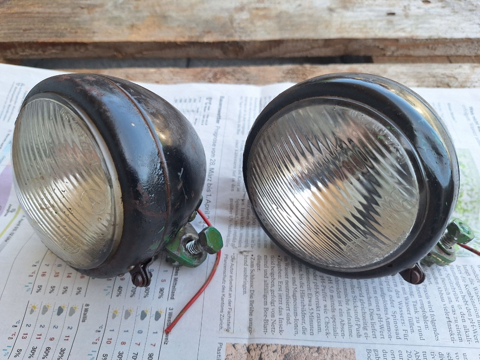 Trattori: Oltimer Lampen Rapid Bucher Aebi Einachser Reform Motrac – Difettoso da Auw venduto da Zuendapp1952 8