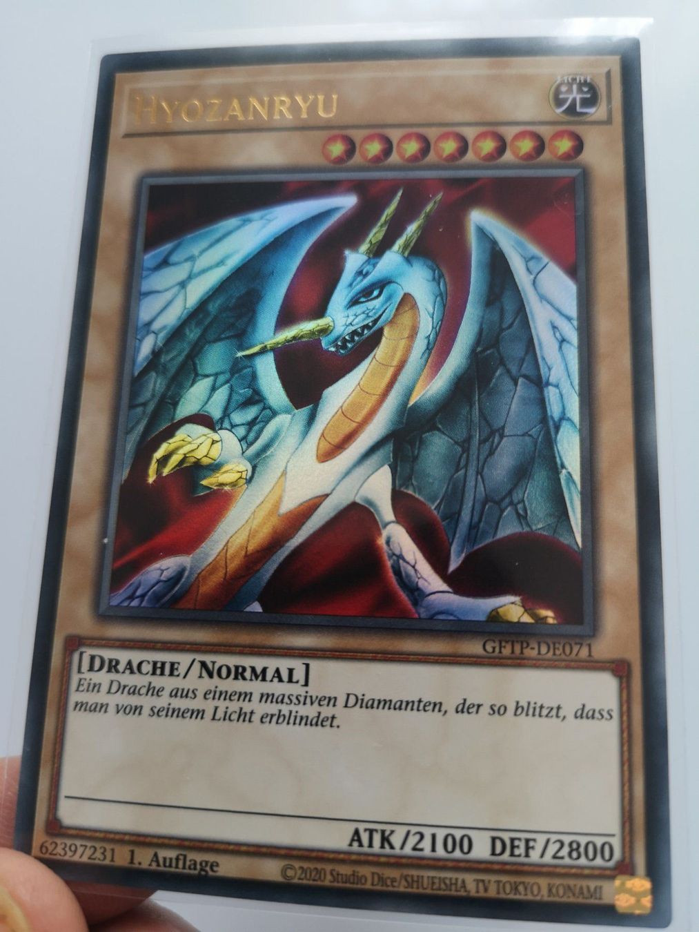 Yugioh Sammelbilder & Trading cards: Hyozanryu Ultra Rare Mint 1.Auflage – Neu (gemäss Beschreibung) aus Boswil von ShoppingCenterCity 3