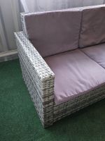 Rattan Gartensofa 124x66 cm