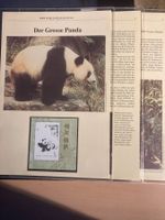 China 1985 WWF Kapitel Panda postfrisch mit Texten
