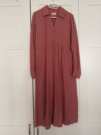 Hessnatur Kleid rosa von Lyocell Grösse 38