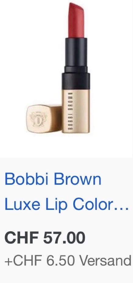 Make-up: Bobbi Brown Lippenstift NP. 57.- – Nuovo (secondo la descrizione) da Rüfenacht BE venduto da Milena_1 2