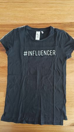 T-Shirt 158/164 schwarz