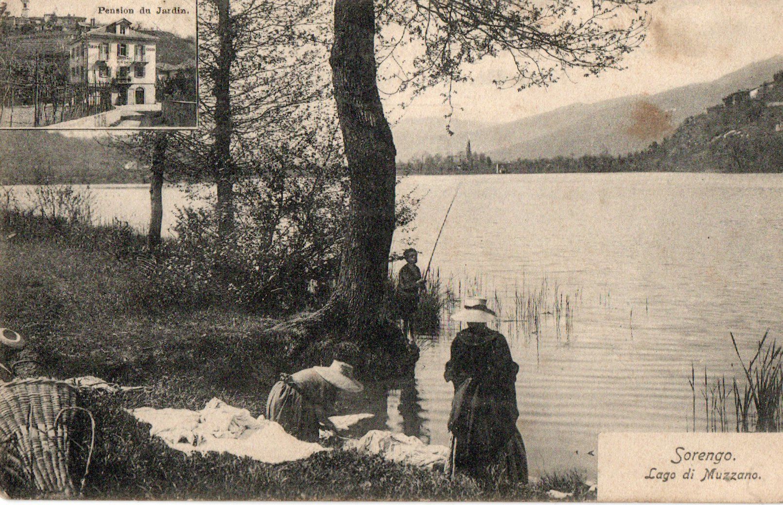 Ansichtskarten: Sorengo - Lago di Muzzano – Gebraucht aus Melano von pisonsdro