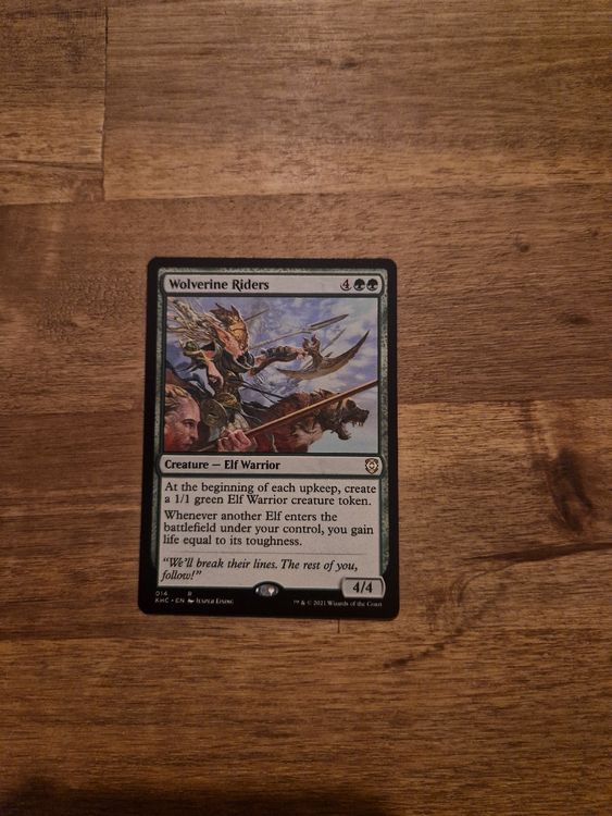 Magic: The Gathering - Wolverine Riders - Rare Card (Neu (gemäss ...