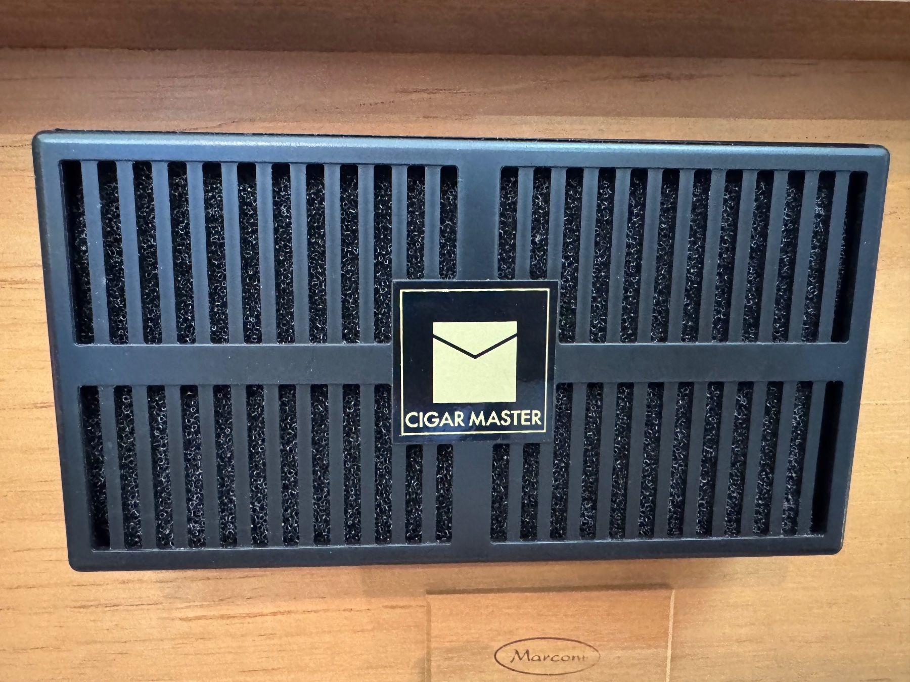 Humidor per sigari: Zigarren Humidor Marconi mit Cigar Master Befeuchter – Usato da Otelfingen venduto da Yossi-68 1
