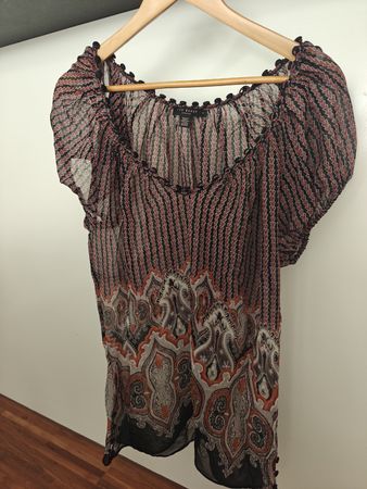 Ted Baker London Silk Paisley Top