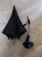 Sonnenschirm Kinderwagen dunkelbraun mit Halterung gebraucht