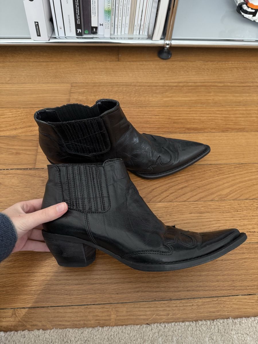 Scarpe da donna: Schwarze Cowboyboots – Usato da Birmensdorf ZH venduto da nin.am 4