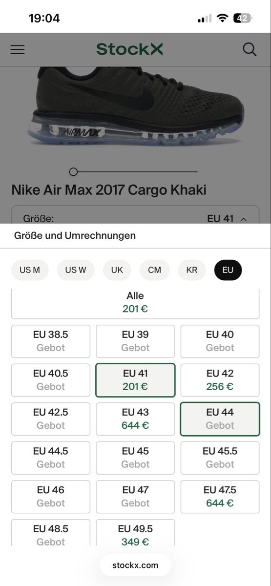 Nike Scarpe da uomo: NIKE AIRMAX 2017 NEU – Nuovo e nell'imballaggio originale da Rain venduto da Schnagomir 6