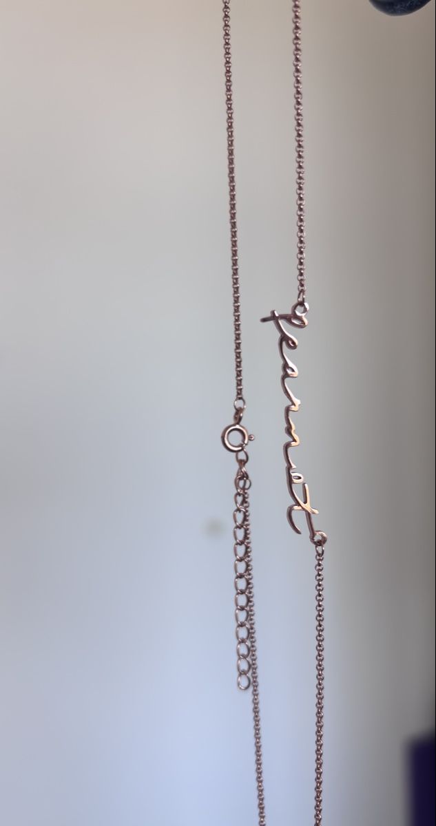 Catenine: Handmade Necklace,personalize charm. Rose Gold Plated . – Nuovo (secondo la descrizione) da Dübendorf venduto da S1973E 5
