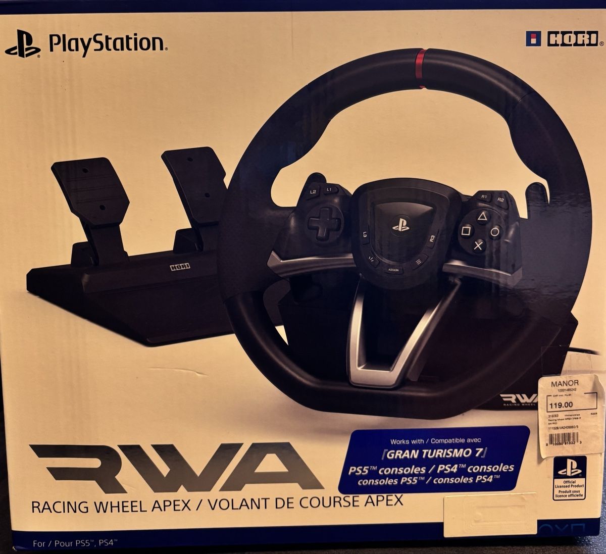 Controller: Volante da corsa PS5 – Nuovo e nell'imballaggio originale da Biasca venduto da den_den