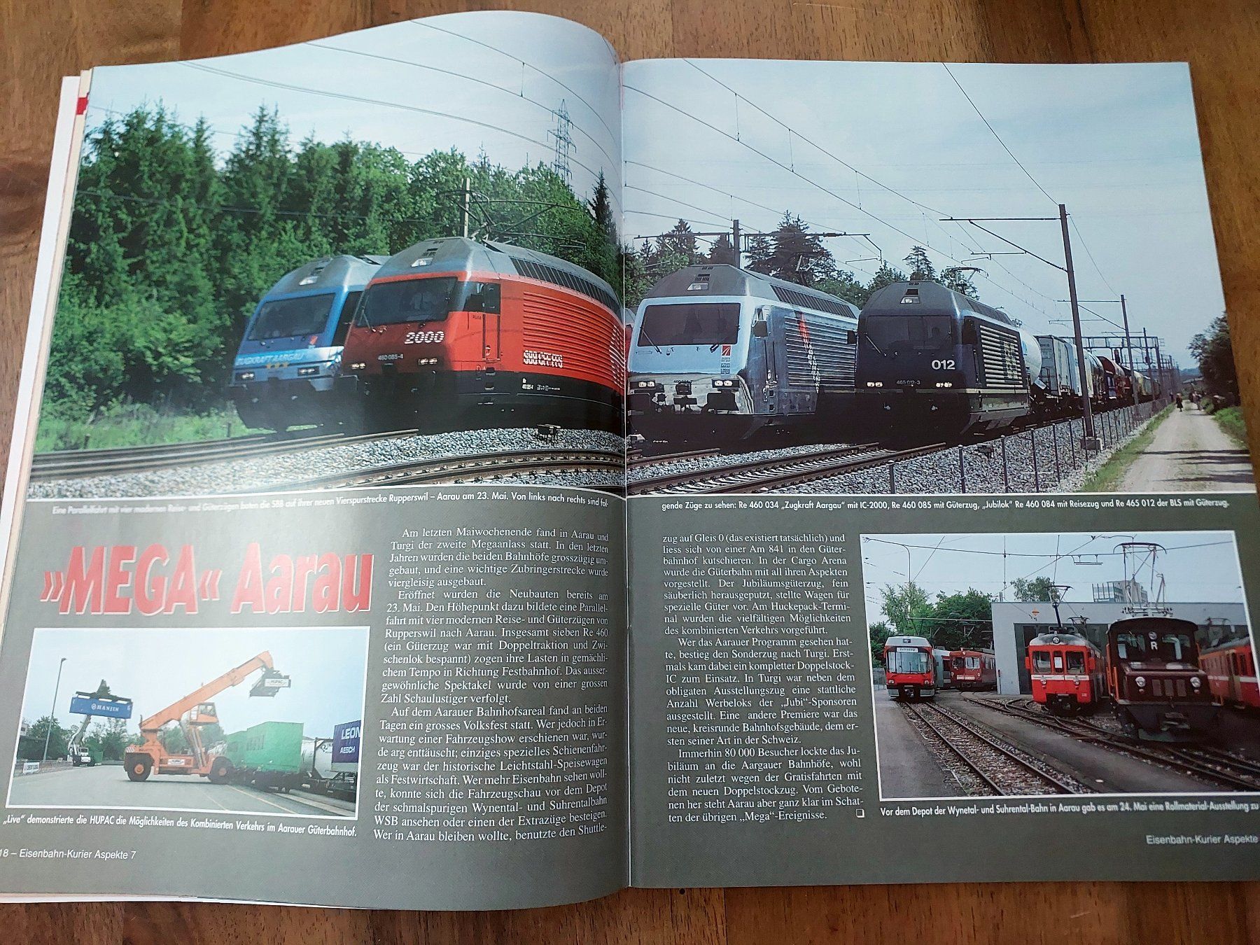 Riviste & Magazine: Eisenbahn-Kurier - Schweiz 1997 – Usato da Schönenwerd venduto da Steidi 5