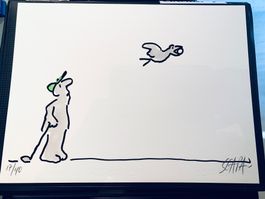 Original Lithographie von SCAPA , signiert ! Auflage 40 Ex.