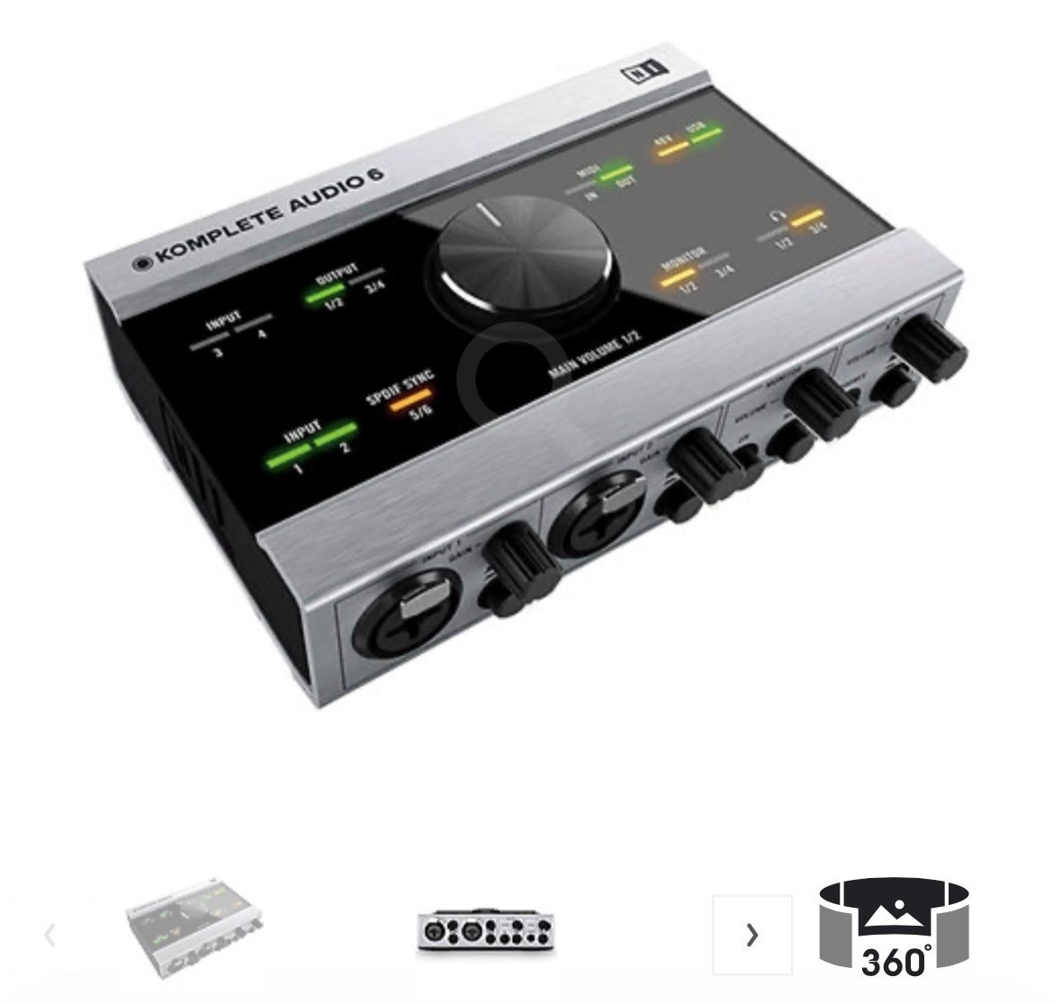 Native Instruments Studioequipment: Native Instruments Komplete Audio 6, Interface Audio USB – Gebraucht aus Vernier von NextLife