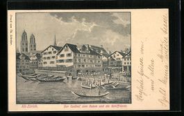 Alt-Zürich, Gasthof zum Raben und die S