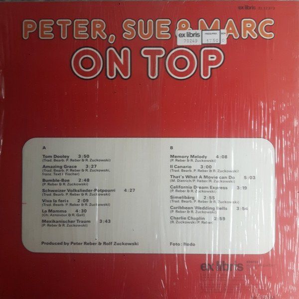 Dischi in vinile: VINYL UND BUCH PETER, SUE & MARC - FOLK – Usato da PORRENTRTUY venduto da RABAIS_SPORT 1