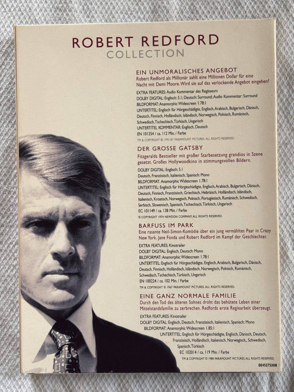 Tutti i DVDs: Box mit 5 Filmen von Robert Redford – Usato da Stans venduto da Abukadnezar 1