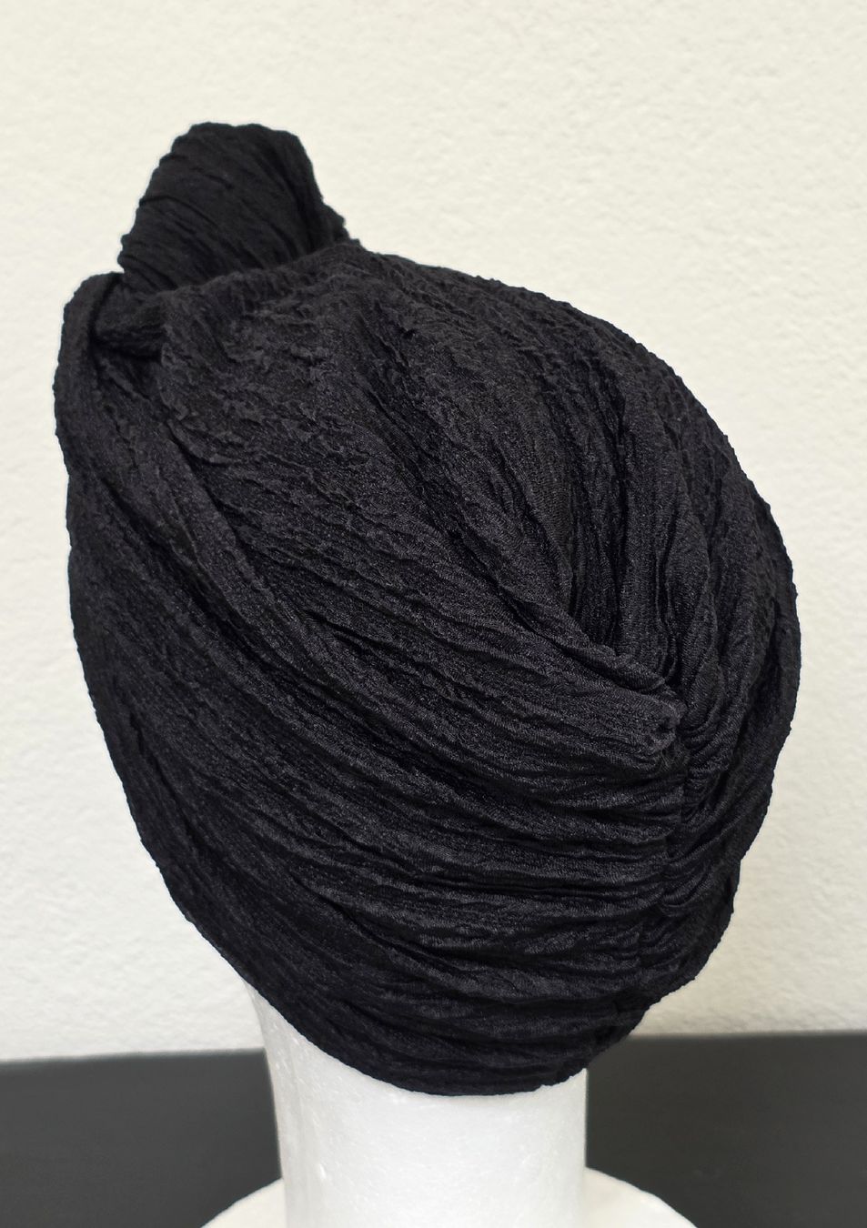 Hüte, Mützen & Caps: Turban schwarz one size neu – Neu (gemäss Beschreibung) aus Rheinsulz von Gilea 3