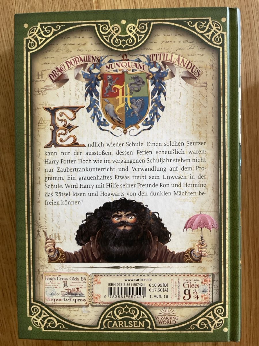 Libri: Harry Potter Buch – Nuovo (secondo la descrizione) da Kriens venduto da Eltintosol 1