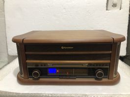 Stereoanlage mit platenschpiler Vintage Design