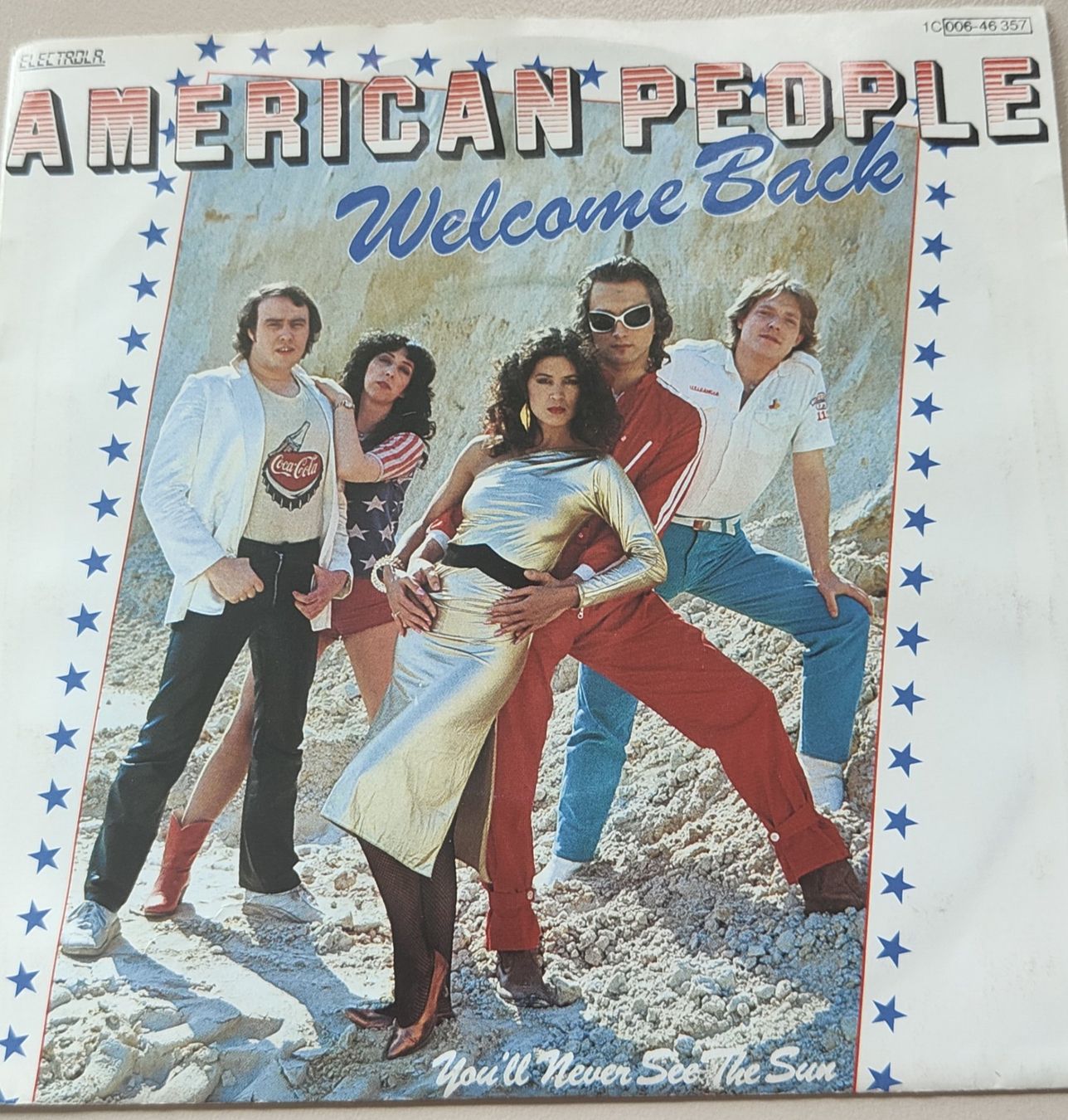 Dischi in vinile: Vinyl-Single American People - Welcome Back – Usato da Langenthal venduto da Modo39