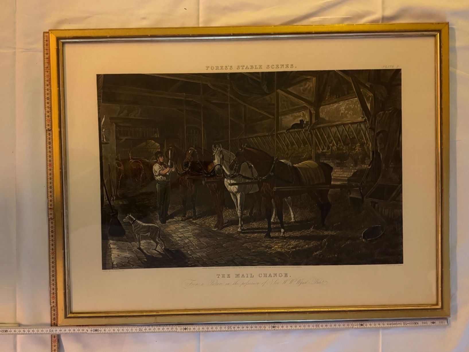 Foto & Immagini: Antike Lithographie "The Mail Change" – Usato da Lachen SZ venduto da rs_73