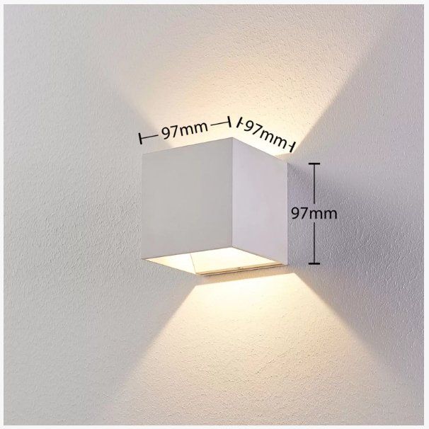 Lampen: Arcchio LED-Wandleuchte, eckig, weiß, 9,7 cm breit – Neu und originalverpackt aus Buchberg von jaene 3