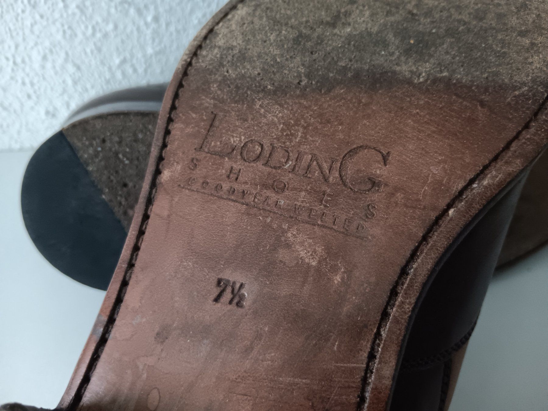 Herrenschuhe: LODING Chaussures / Leder Schuhe pointure / Nummer 41,5 -7,5 – Gebraucht aus Cossonay-ville von Super-Price-Quality 9