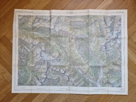 Topographische Karte 1961 - Val Leventina