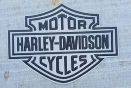 Harley-Davidson patch, écusson logo J120