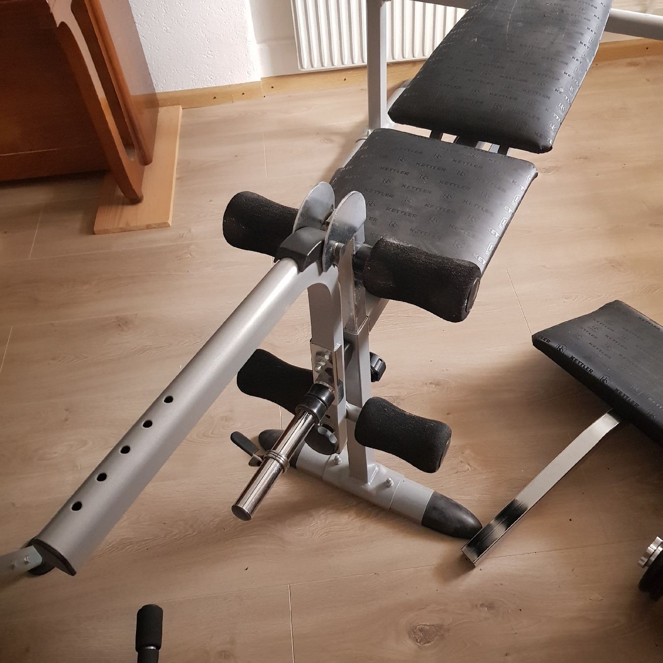 Kettler Manubri & Pesi: banc musculation kettler avec poids – Usato da Court venduto da Lechotg 5