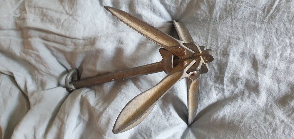 Faltanker Edelstahl 0,7kg - Für Boote & Kajaks