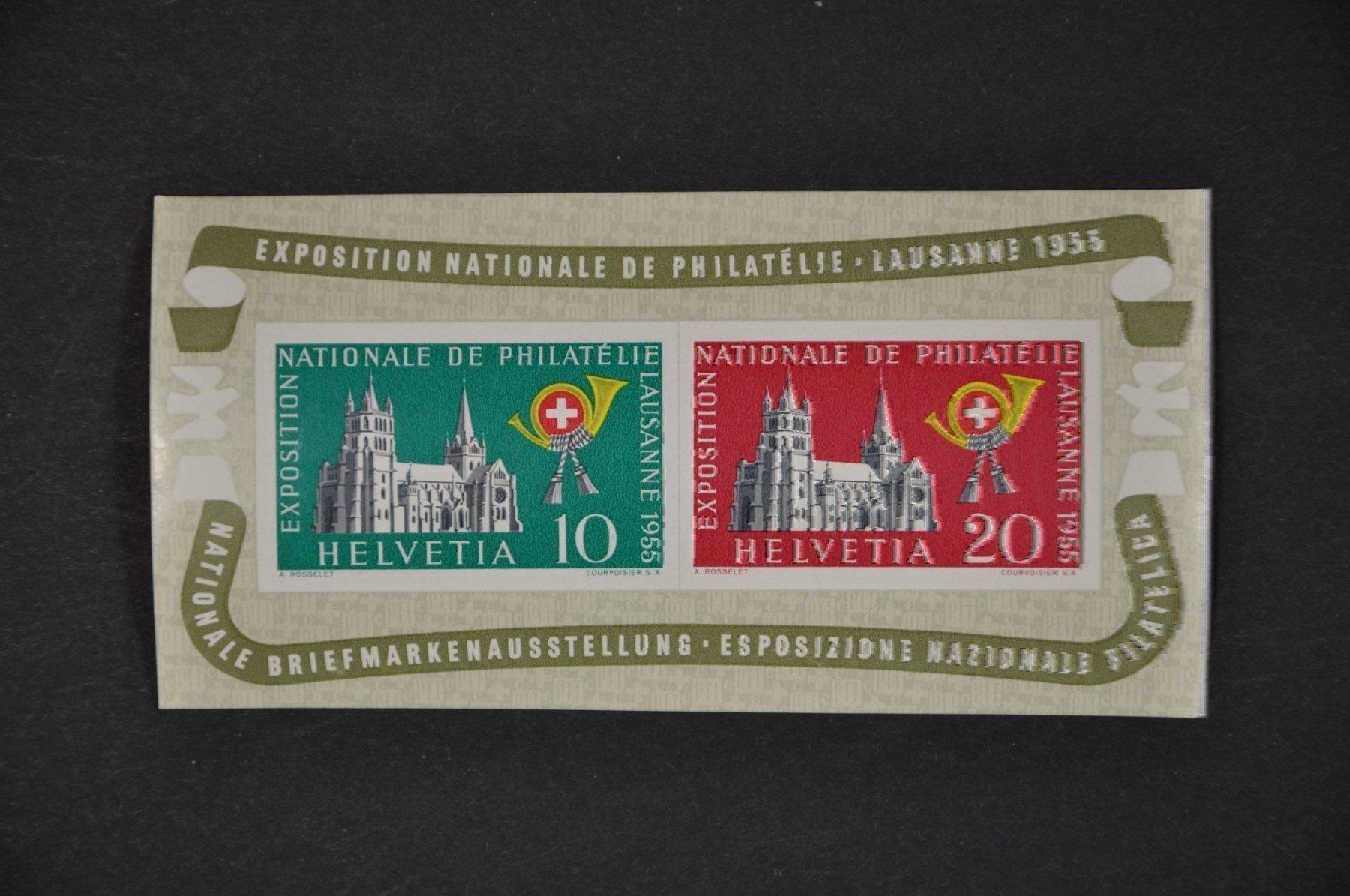 Tutti i francobolli: 1955 W35 postfrisch – Nuovo (secondo la descrizione) da Wolfhalden venduto da Zinauktion