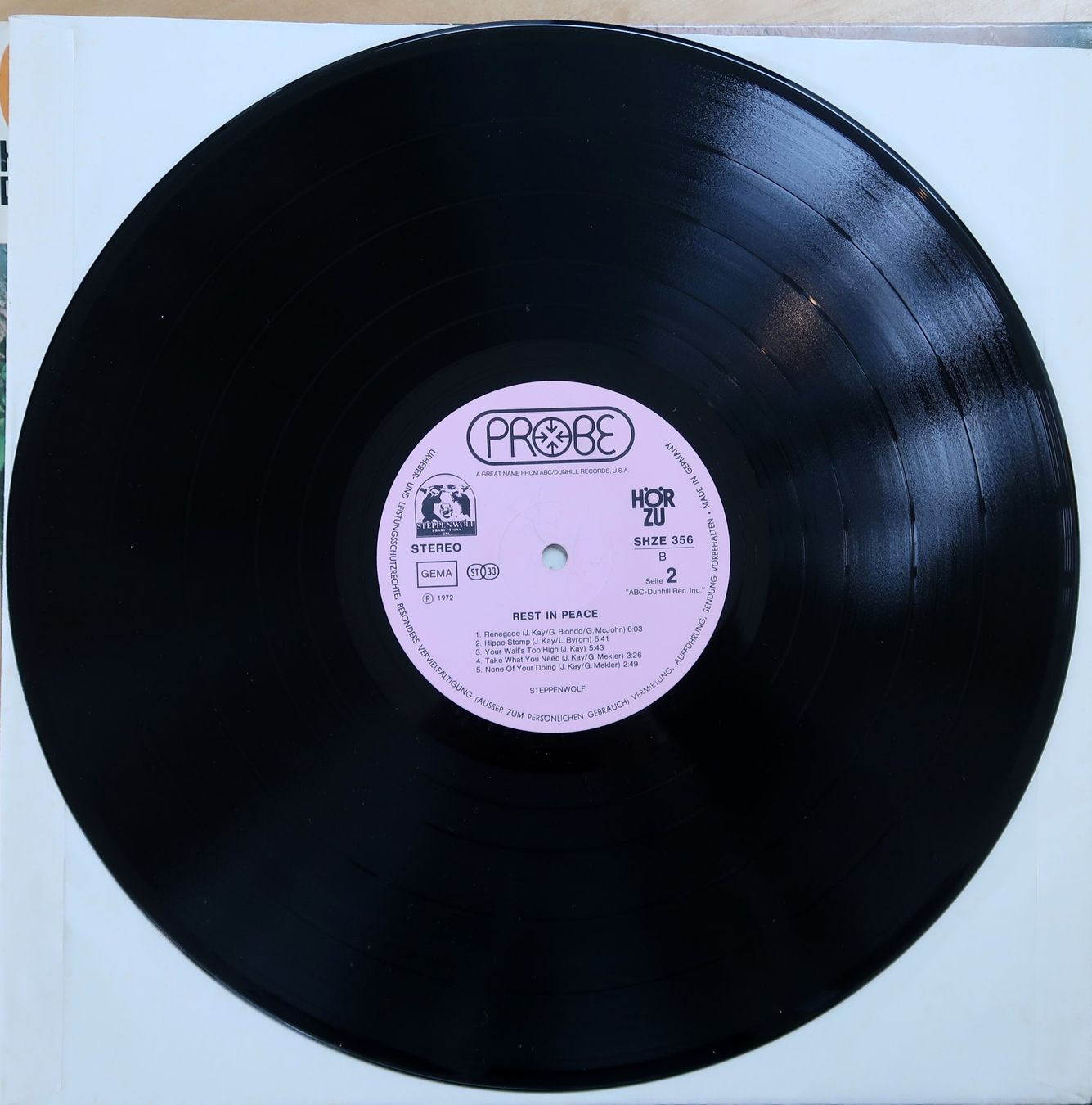 Dischi in vinile: STEPPENWOLF - REST IN PEACE (LP VG) – Usato da Hedingen venduto da Studers 3