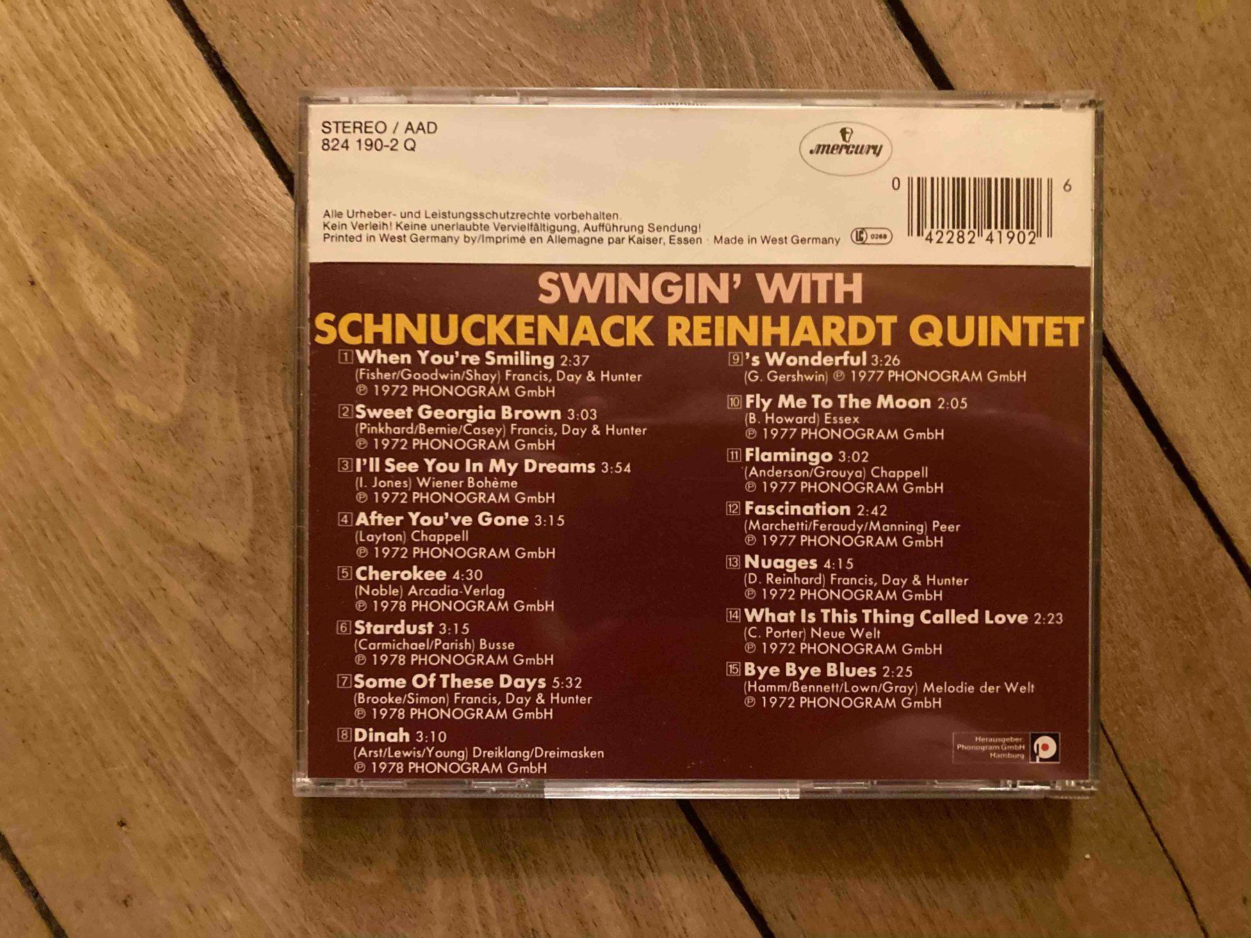 CD: Schnuckenack Reinhardt - – Usato da Luzern venduto da Needful_Things 1