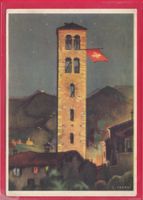 BUNDESFEIERKARTE 1938, FÜR DIE SCHWEIZER IM AUSLAND, 18.6.38