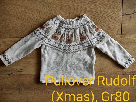 Weihnachtsfeier Pullover Rudolf Reindeer, Gr 80