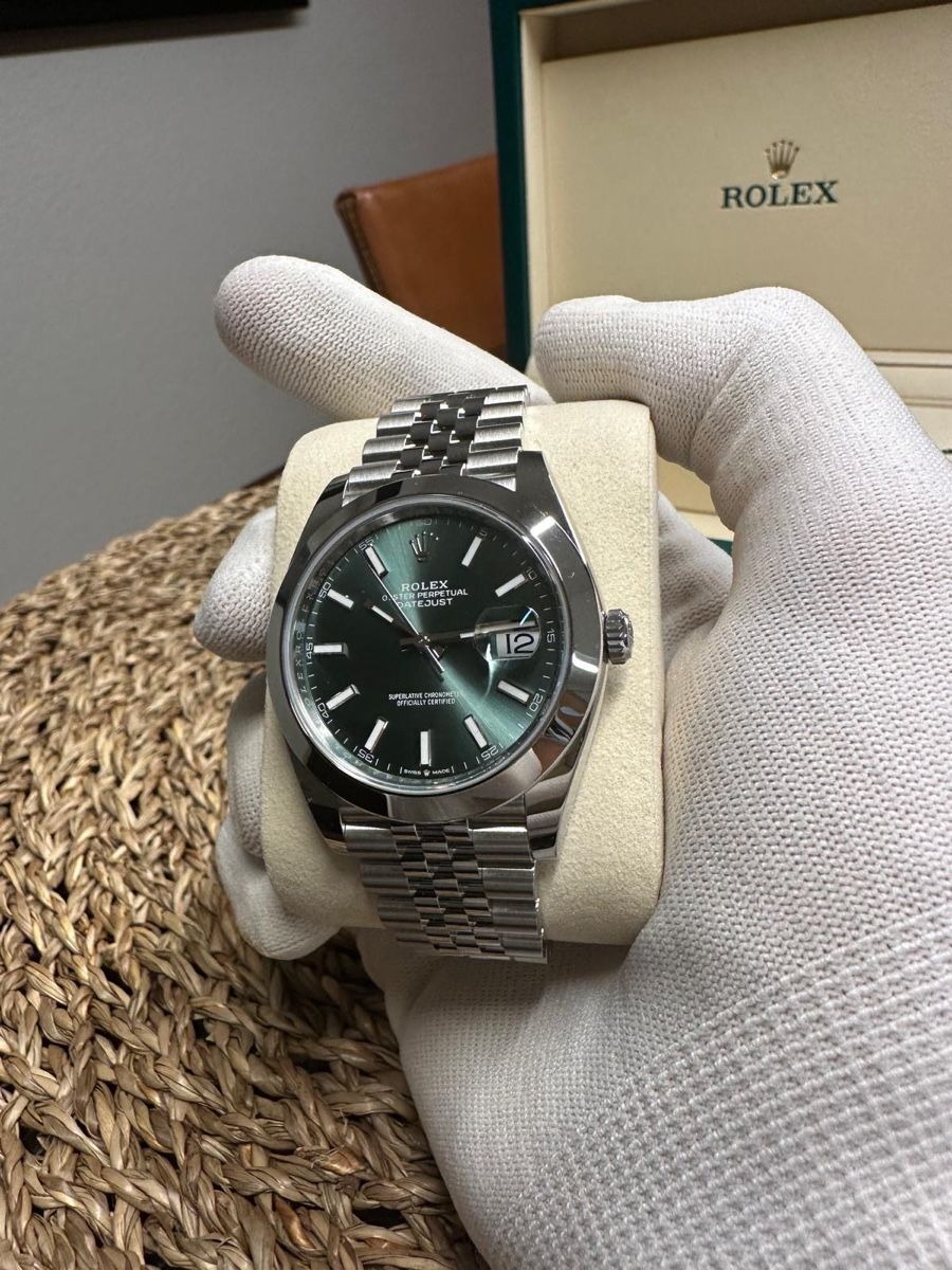 Rolex Orologi: NEU! Rolex Datejust Mint Green FULL SET 2026 – Nuovo e nell'imballaggio originale da Rheinfelden venduto da M4RK0