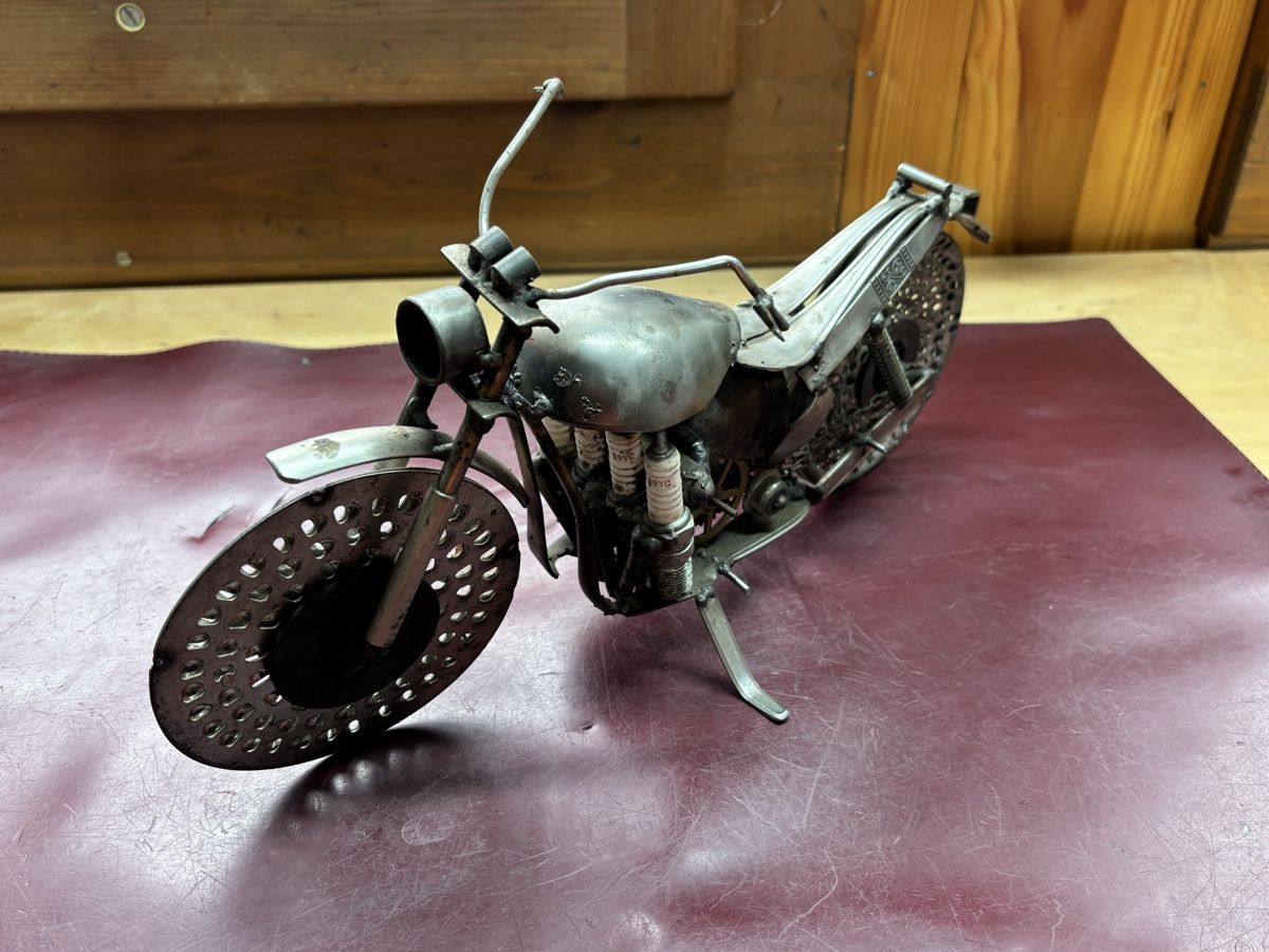 Alle Dekorationen: Deko Motorrad aus Metall – Gebraucht aus Latterbach von Bbutz98 4