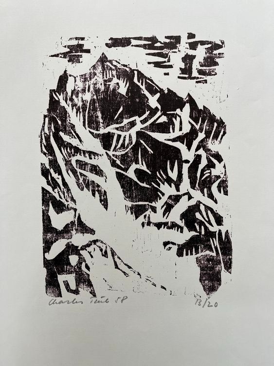 Gravures sur bois: CHARLES TRÜEB HOLZSCHNITT SIGNIERT NUMMERIERT – D'occasion à Gersau par grafik-kunst