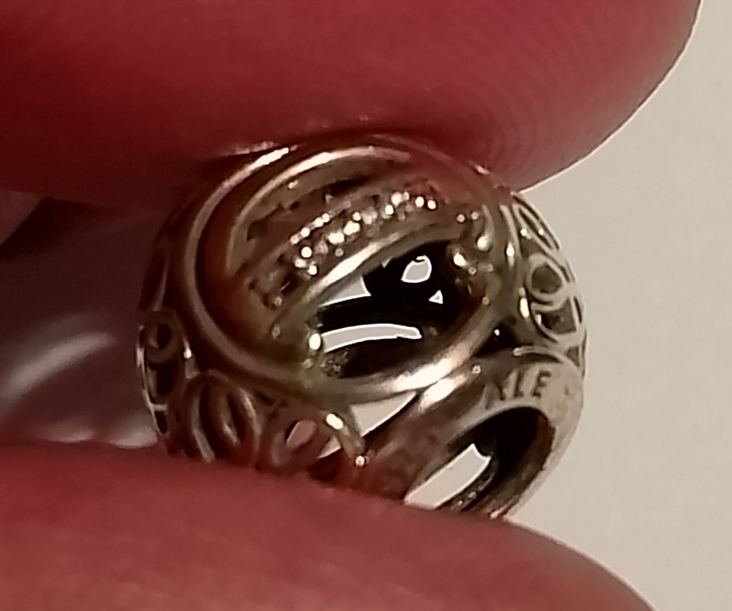 Pandora Ciondoli: Pandora Charm Openwork mit Zirkonen – Usato da Therwil venduto da col_m6rx 1