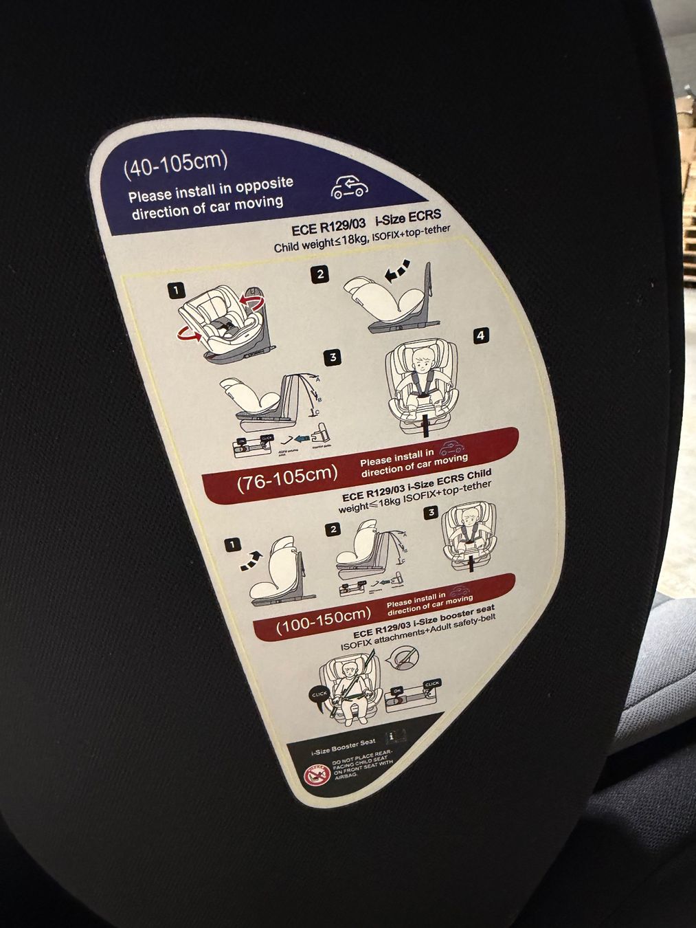 Seggiolini per auto: Siège auto Tectake 360 rotation neuf – Nuovo (secondo la descrizione) da Grandvaux venduto da hen_9j2m 3