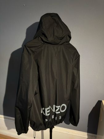 Authentic Kenzo windbreaker rain jacket reversible, L