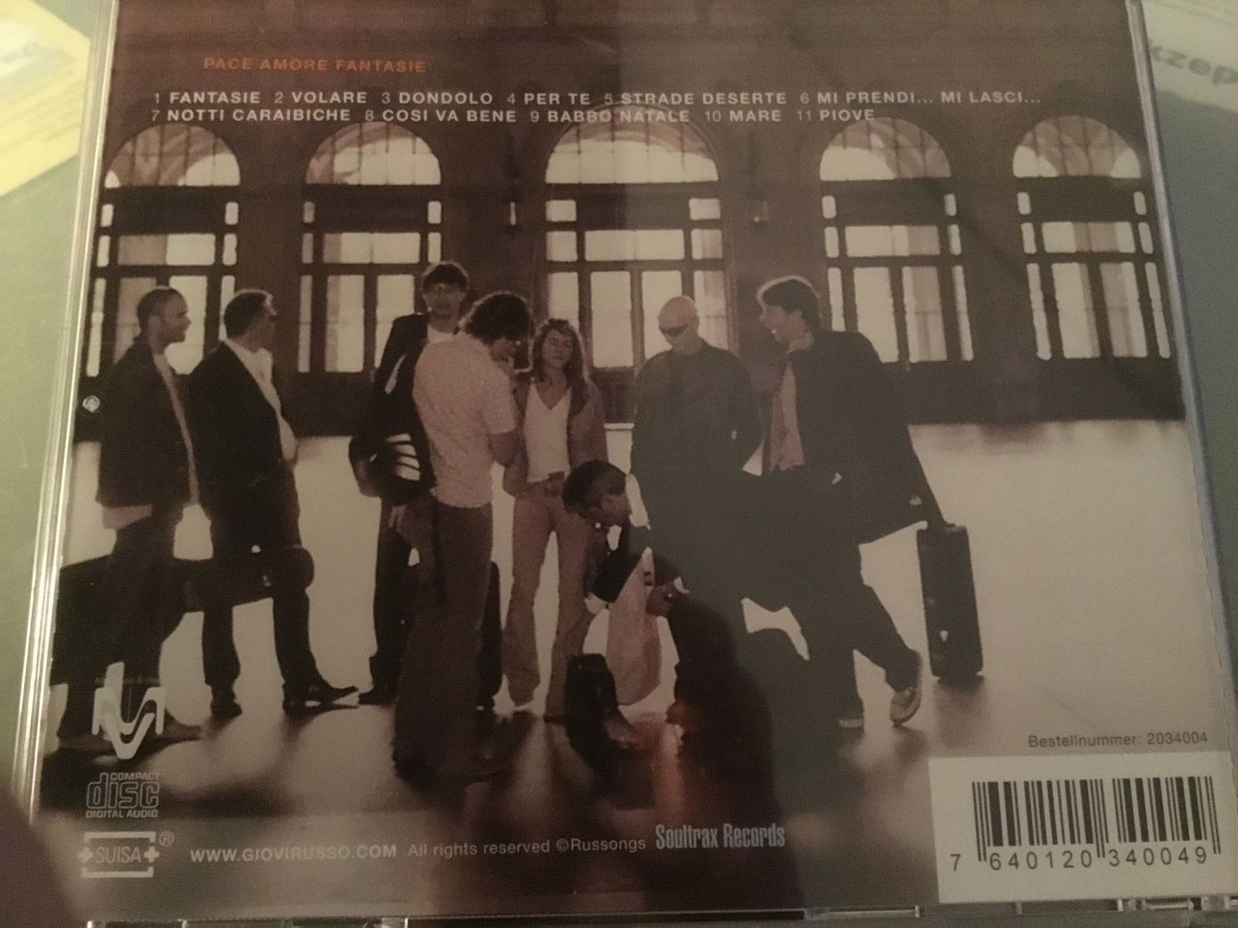 CD: CD Russo Pace Amore Fantasia – Usato da Thierachern venduto da sweden08 1