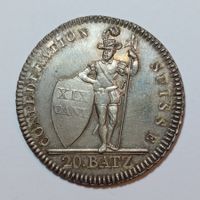 20 Batzen 1811 Waadt vz-stgl