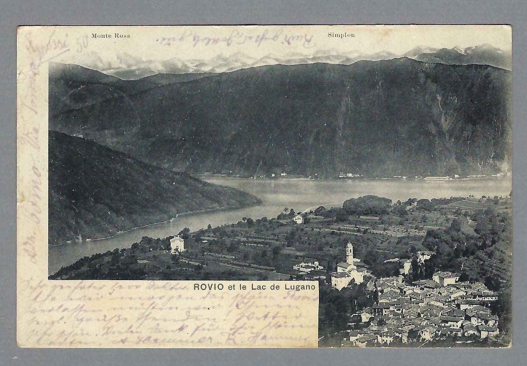 Ansichtskarten: 1903, ROVIO – Gebraucht aus Pura von ulisse1957