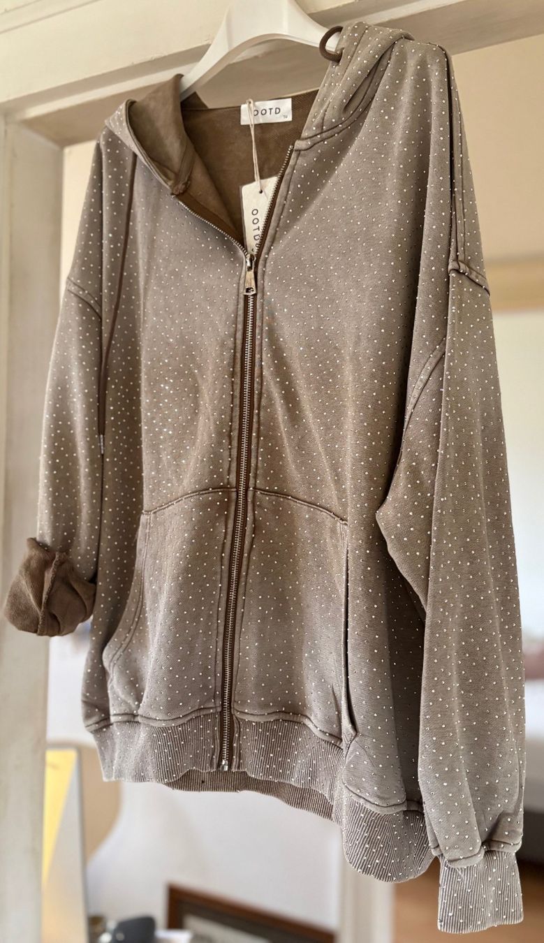 Pulls & Sweat-shirts: SWEAT-HOODIE MIXT COTON AVEC MICROSTRASS! M – Neuf avec emballage d'origine à Locarno par NicoNion 1