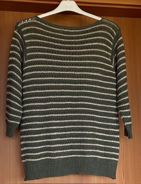 Maglioni & Felpe: Damen Pullover Actuelle gestreift grün Grösse S gebraucht – Usato da Ergisch venduto da July64 1